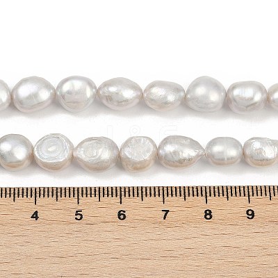 Natural Cultured Freshwater Pearl Beads Strands PEAR-P064-20K-03E-1