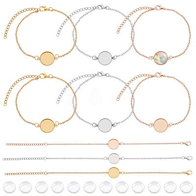 304 Stainless Steel Bracelets BJEW-GA00005-1
