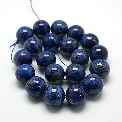 Natural Lapis Lazuli Beads Strands X-G-J001I-20mm-1
