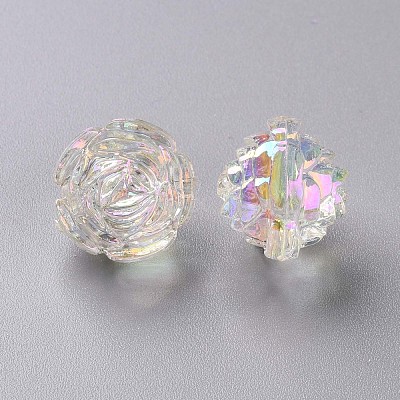 Transparent Acrylic Beads TACR-S154-31C-205-1
