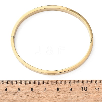304 Stainless Steel Hinged Bangles for Women BJEW-B161-11G-01-1
