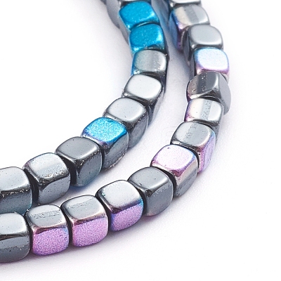 Electroplated Non-magnetic Synthetic Hematite Beads Strands G-L562-04A-1