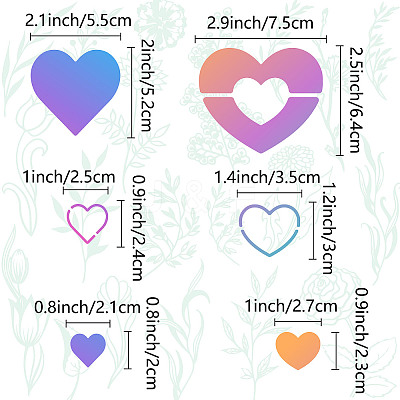 Valentine's Day Stainless Steel Metal Cutting Dies Stencils DIY-WH0518-001-1