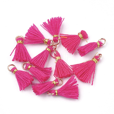 Polycotton(Polyester Cotton) Tassel Pendant Decorations FIND-S281-18-1