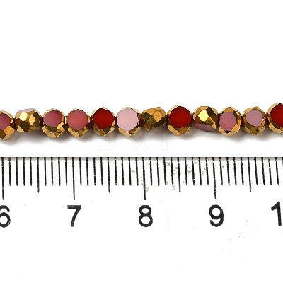 Electroplate Glass Beads Strands EGLA-P061-01A-07-1