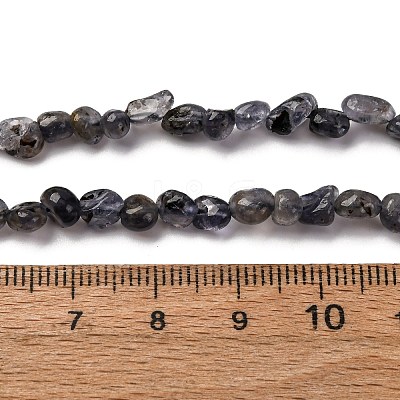 Natural Iolite/Cordierite/Dichroite Beads Strands G-I389-A34-01A-1
