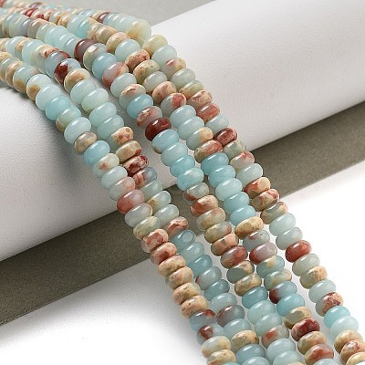 Synthetic Shoushan Stone Beads Strands G-K343-C14-01-1