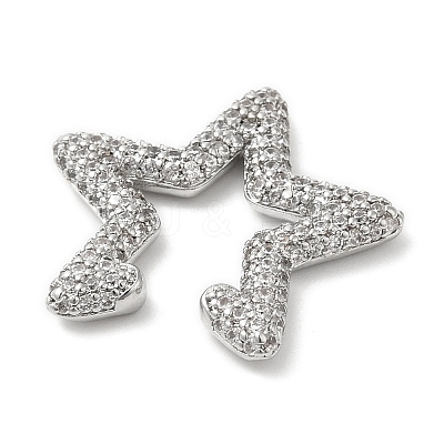 Crystal Rhinestone Star Cuff Earrings EJEW-D059-06P-02-1