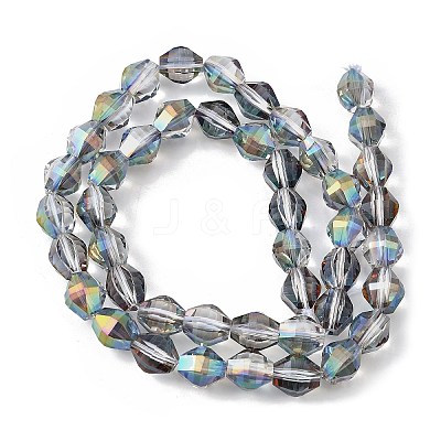 Electroplate Glass Beads Strands EGLA-L045-H-HP02-1