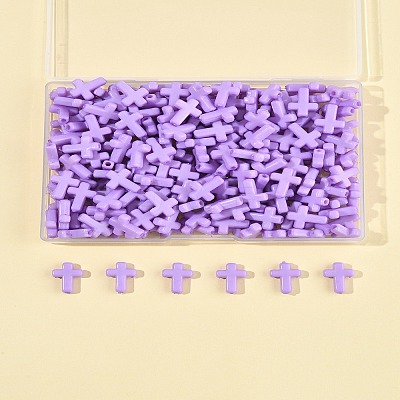 200Pcs Opaque Acrylic Beads SACR-FS0001-39F-1