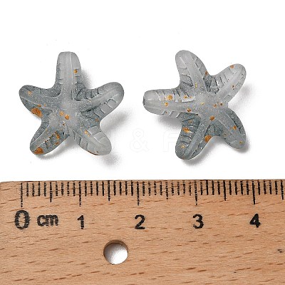 Opaque Acrylic Beads OACR-H056-02G-1