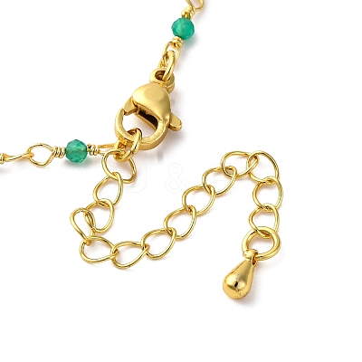 Brass Chain Necklace Making KK-K337-13G-07-1
