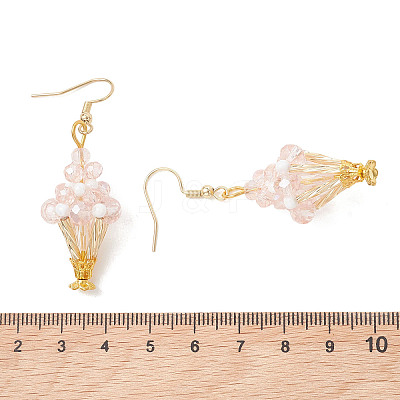 Glass Dangle Earrings EJEW-MZ00713-02-1
