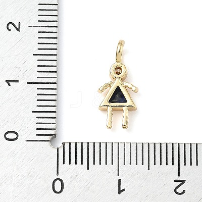 Brass Micro Pave Cubic Zirconia Pendants ZIRC-I356-17G-B03-1