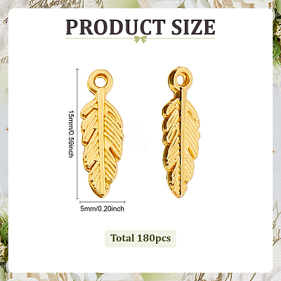 180Pcs Alloy Pendants FIND-ME0002-44-1