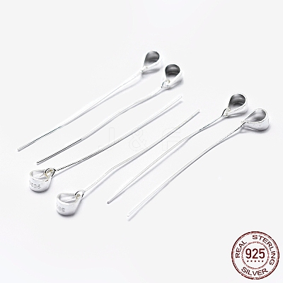 925 Sterling Silver Eye Pin STER-I014-22S-1