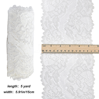 Polyester Lace Trims SRIB-GF0001-24-1