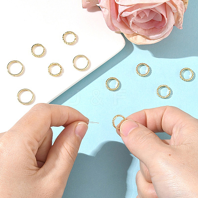 18Pcs 3 Style Brass Bead Frame KK-BBC0019-30-1