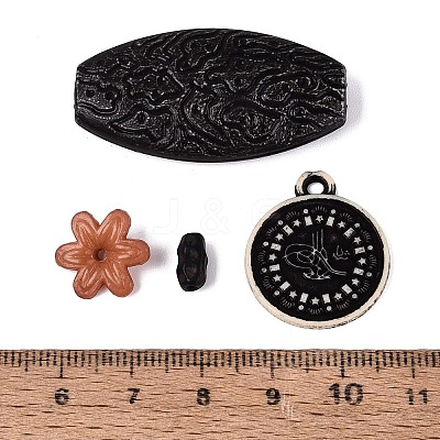 Mixed Antique Style Acrylic Beads/Pendants MACR-R546-04-1