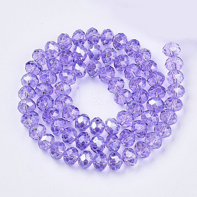 Baking Paint Glass Beads Strands LS-EGLA-Q120-C-A01-1