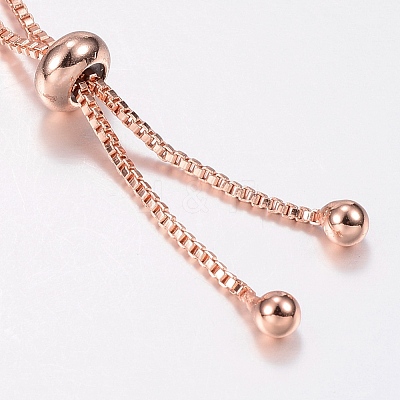 Adjustable Brass Micro Pave Cubic Zirconia Bolo Bracelets BJEW-J180-19-1