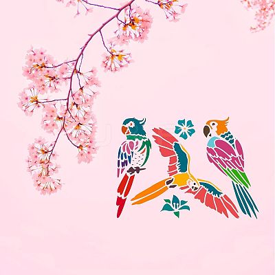 Large Plastic Reusable Drawing Painting Stencils Templates DIY-WH0202-198-1