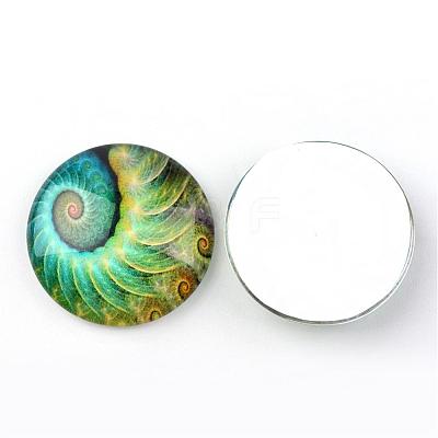 Glass Cabochons for DIY Projects GGLA-L020-25mm-59-1