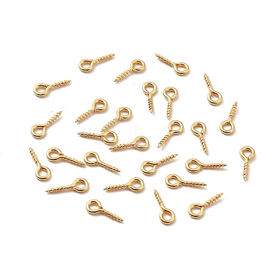 304 Stainless Steel Screw Eye Pin Peg Bails X1-STAS-E044-07G-02-1