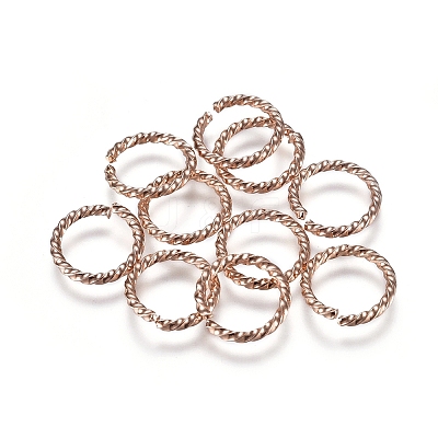 304 Stainless Steel Open Jump Rings STAS-E484-71B-RG-1