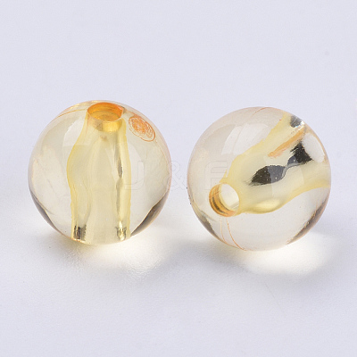Transparent Acrylic Beads X-TACR-Q255-10mm-V-1