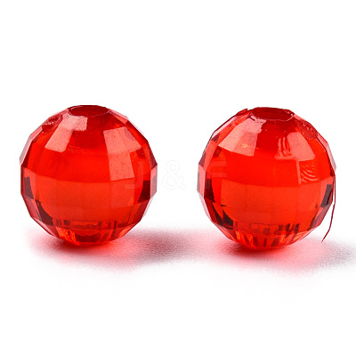 Transparent AS Plastic Beads MACR-T044-01-1