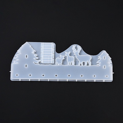 Christmas Theme DIY Hook Hangers Silhouette Silicone Molds LS-DIY-B035-15-1