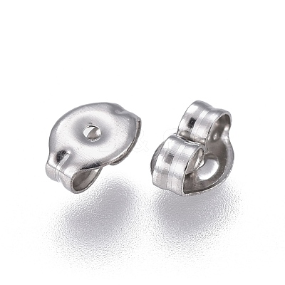 Tarnish Resistant 304 Stainless Steel Ear Nuts X-STAS-F203-03P-1