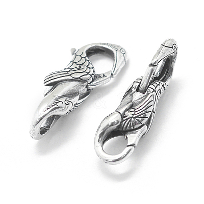 Thailand 925 Sterling Silver Lobster Claw Clasps STER-L055-057AS-1