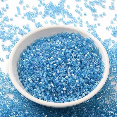 Transparent Colours AB Glass Seed Beads SEED-S042-19B-04-1