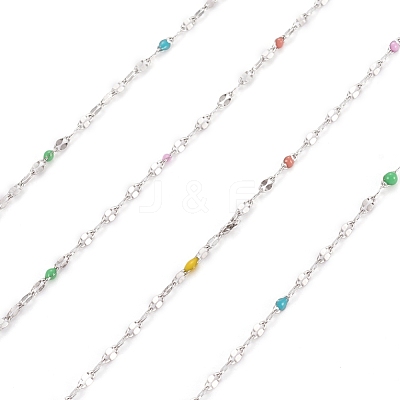 Handmade 304 Stainless Steel Dapped Chains CHS-D026-16L-P-1