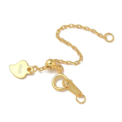 S925 Sterling Silver Chain Extender STER-R003-06G-1