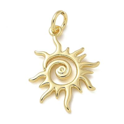 Rack Plating Brass Pendants KK-K392-39G-1
