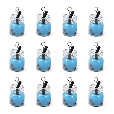 Glass Bottle Pendants X-CRES-S359-01C-1