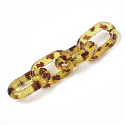 Transparent Acrylic Linking Rings OACR-S036-006B-A02-1