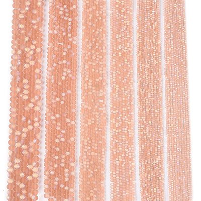 Transparent Glass Beads Strands LS-EGLA-A044-T6mm-MB21-1