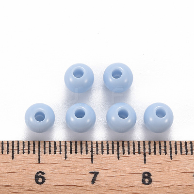 Opaque Acrylic Beads MACR-S370-C6mm-SS2113-1