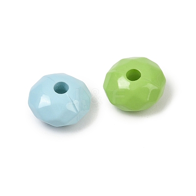 Opaque Acrylic Beads OACR-H058-12-1