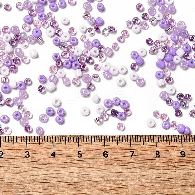 Opaque & Transparent Inside Colours Glass Seed Beads SEED-F004-01D-1