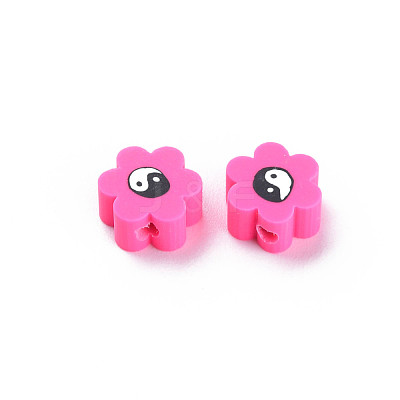Handmade Polymer Clay Beads CLAY-N008-027G-1