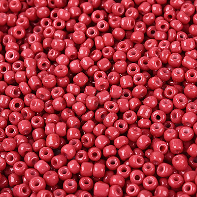 Baking Paint Glass Seed Beads SEED-S002-K5-1