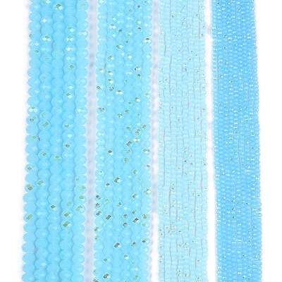 Electroplate Glass Beads Strands EGLA-A044-J2mm-L04-1