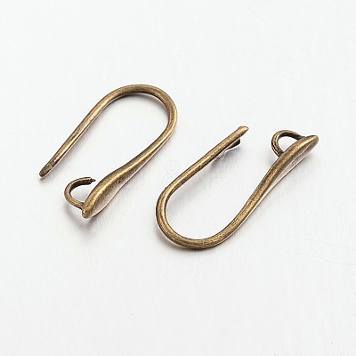 Brass Earring Hooks for Earring Designs LS-X-KK-M142-02AB-RS-1