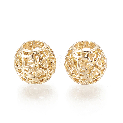 Alloy European Beads PALLOY-T048-29G-1