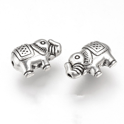 Tibetan Style Alloy Beads X-TIBEB-T002-03AS-RS-1